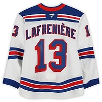Alexis Lafreniere New York Rangers Autographed Game-Used #13 Set Jersey from the 2024-25 NHL Season