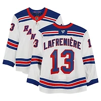 Alexis Lafreniere New York Rangers Autographed Game-Used #13 Set Jersey from the 2024-25 NHL Season