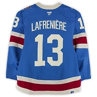 Alexis Lafreniere New York Rangers Game-Used #13 Blue Centennial Set 1 Jersey from Multiple Games Between October 20 & November 16, 2025