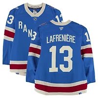 Alexis Lafreniere New York Rangers Game-Used #13 Blue Centennial Set 1 Jersey from Multiple Games Between October 20 & November 16, 2025