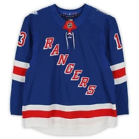 Maillot bleu n° 13 porté par Alexis Lafrenière (Rangers de New York) lors de la saison 2025-2026 de la LNH (série 3).