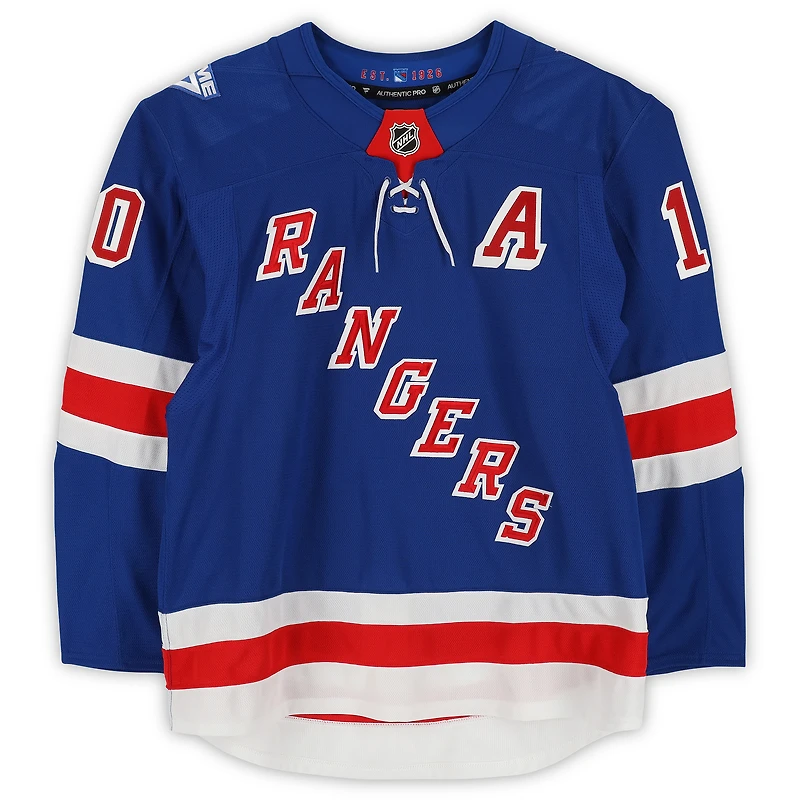 Artemi Panarin New York Rangers Game-Used #10 Blue Set 2 Jersey from the 2025-26 NHL Season