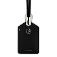 New York Rangers Personalized Leather Luggage Tag