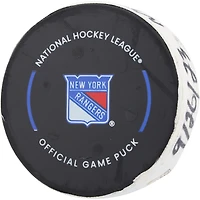 Blake Wheeler New York Rangers Game-Used Goal Puck vs. New York Islanders on September 26, 2023