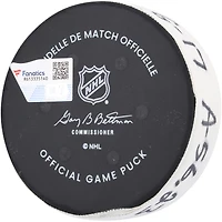 Blake Wheeler, rondelle de but utilisée par les Rangers de New York lors du match contre les Golden Knights de Vegas le 26 janvier 2024