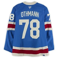 Maillot bleu du centenaire n° 78 porté par Brennan Othmann, des Rangers de New York, contre les Bruins de Boston le 26 janvier 2026.