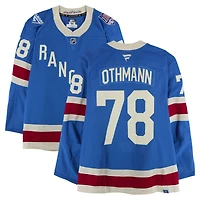 Maillot bleu du centenaire n° 78 porté par Brennan Othmann, des Rangers de New York, contre les Bruins de Boston le 26 janvier 2026.