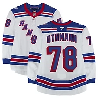 Maillot blanc n° 78 porté par Brennan Othmann des Rangers de New York lors de la saison 2025-2026 de la LNH.