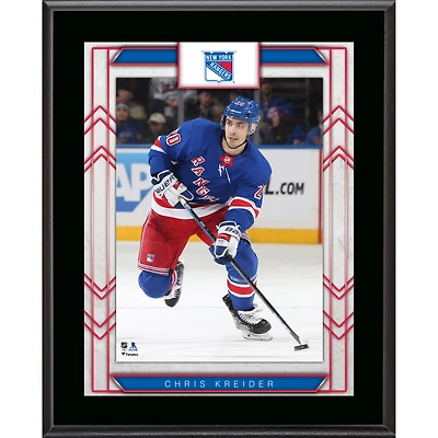 Chris Kreider New York Rangers 10.5" x 13" Sublimated Player Plaque