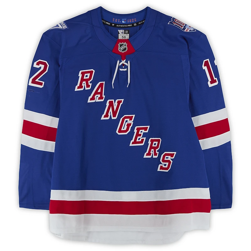 Connor Mackey New York Rangers Game-Used #12 Set 3 Jersey from the 2025-26 NHL Season