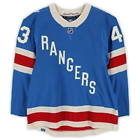 Conor Sheary New York Rangers Game-Used #43 Blue Centennial Jersey vs. Toronto Maple Leafs on March 5, 2026
