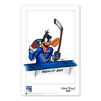 Daffy Duck New York Rangers 11"x 17" Looney Tunes affiche imprimée