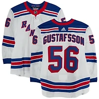 Erik Gustafsson New York Rangers Game-Used #56 White adidas Jersey Worn During the Eastern Conference Finals of the 2024 Stanley Cup Playoffs vs. Florida Panthers