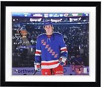 Gabe Perreault New York Rangers Autographed 16" x 20" NHL Debut Photograph with Multiple Inscriptions - Limited Edition of 25