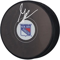 Gabe Perreault New York Rangers Autographed Hockey Puck