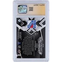 Carte autographiée par Henrik Lundqvist (New York Rangers) 2018-19 Upper Deck SPx Extravagant Materials Relic #EX-HL CGC Fanatics Witnessed Auto 10