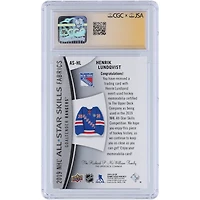 Henrik Lundqvist New York Rangers Autographed 2019-20 Upper Deck SP Game Used All-Star Skills GU Relic #AS-HL CGC Fanatics Witnessed Authenticated Auto 10 Card
