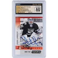 Henrik Lundqvist New York Rangers Autographed 2019-20 Upper Deck Synergy All Star Journey #AP-3 #/799 CGC Fanatics Witnessed Authenticated Auto 10 Card