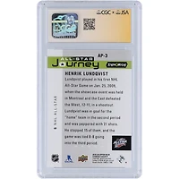 Henrik Lundqvist New York Rangers Autographed 2019-20 Upper Deck Synergy All-Star Journey #AP-3 #/999 CGC Fanatics Witnessed Authenticated Auto 10 Card