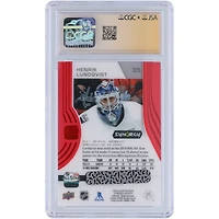 Henrik Lundqvist New York Rangers Autographed 2019-20 Upper Deck Synergy Red #35 CGC Fanatics Witnessed Authenticated Auto 10 Card