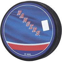 Rondelle de hockey rétro inversée autographiée par Henrik Lundqvist des Rangers de New York 2022-23