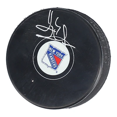 Rondelle de hockey dédicacée par Henrik Lundqvist des Rangers de New York