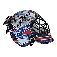 Mini masque de gardien de but autographié par Henrik Lundqvist des Rangers de New York