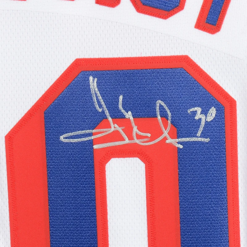 Maillot blanc autographié de Henrik Lundqvist, Rangers de New York, Fanatics Breakaway