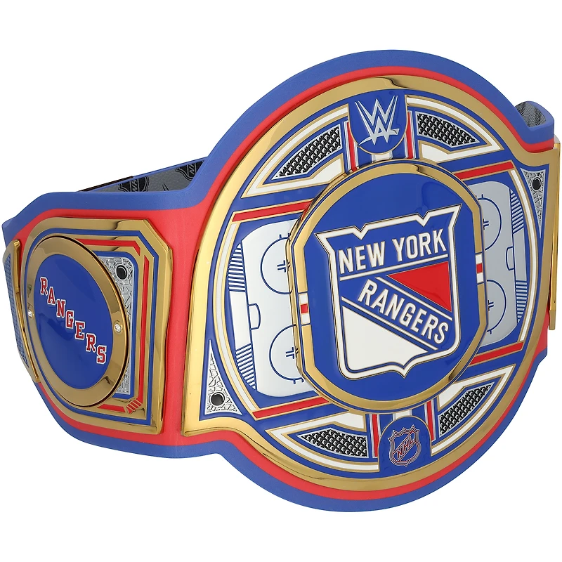 Henrik Lundqvist New York Rangers Autographed WWE Legacy Title Belt with "No Quit in NY" Inscription - Limited Edition of 5