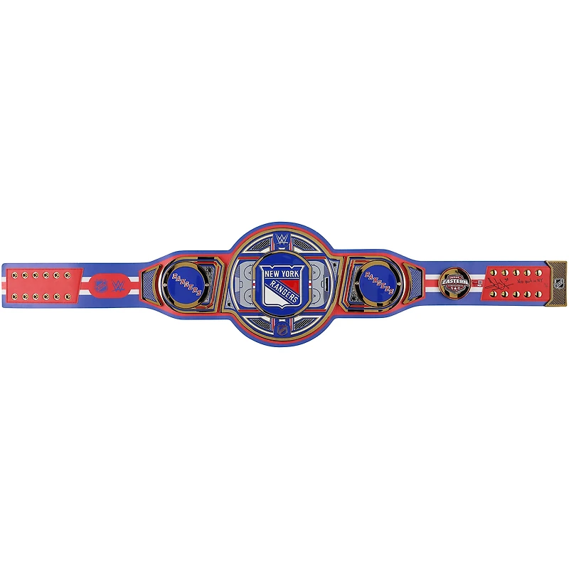 Henrik Lundqvist New York Rangers Autographed WWE Legacy Title Belt with "No Quit in NY" Inscription - Limited Edition of 5