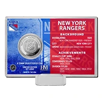 Highland Mint New York Rangers Team History - Coin Card