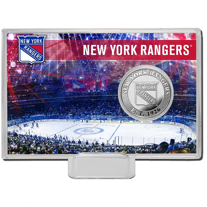 Histoire de l'équipe Highland Mint New York Rangers - Coin Card