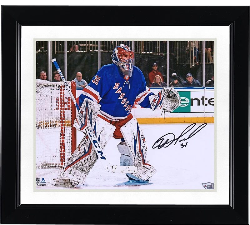 Igor Shesterkin New York Rangers Autographed 8" x 10" NHL Debut Photograph