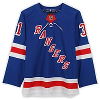 Maillot premium bleu Fanatics autographié par Igor Shesterkin des Rangers de New York