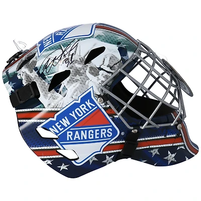 Igor Shesterkin New York Rangers Autographed Replica Goalie Mask