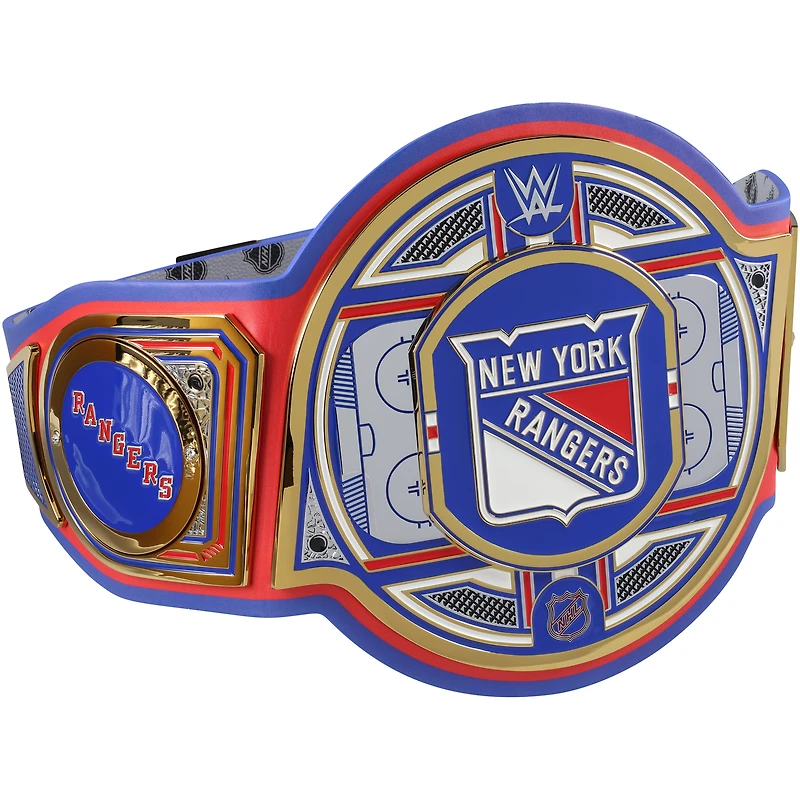 Igor Shesterkin New York Rangers Autographed WWE Legacy Title Belt with "No Quit in NY" Inscription - Limited Edition #1/5