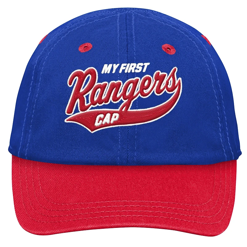 Infant Blue New York Rangers My First Tail Sweep Slouch Flex Hat