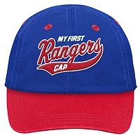 Infant Blue New York Rangers My First Tail Sweep Slouch Flex Hat