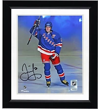 V106832 Rangrs Jaromir Jagr New York Rangers Maillot bleu autographié 8" x 10" saluant la foule Photographie Jaromir Jagr AUT 08x10 PHOTO 45834 AUTPHO 08HKJA0044 #2