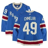 Jaroslav Chmelař New York Rangers Game-Used #49 Blue Centennial Jersey vs. Toronto Maple Leafs on March 5, 2026