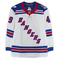 Jaroslav Chmelař New York Rangers Game-Used #49 White Set 2 Jersey from the 2025-26 NHL Season