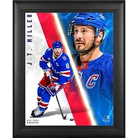 Collage Radiance encadré de J.T. Miller, Rangers de New York, 33 x 41 cm