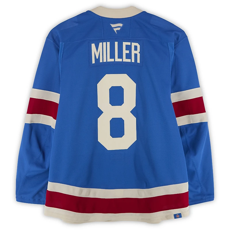 J.T. Miller New York Rangers Game-Used #8 Blue Centennial Jersey vs. Carolina Hurricanes on February 5, 2026