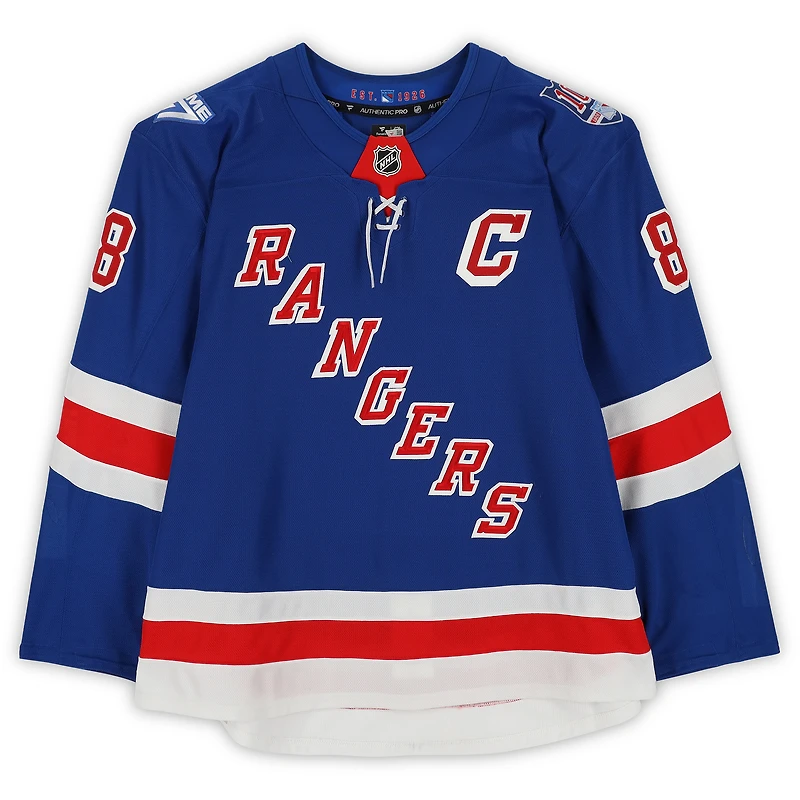 J.T. Miller New York Rangers Game-Used #8 Blue Set 2 Jersey from the 2025-26 NHL Season