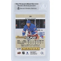 Carte de recrue authentifiée signée Kaapo Kakko New York Rangers 2019-20 Upper Deck Series 1 Young Guns Canvas #C91 Beckett Fanatics