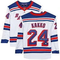 Kaapo Kakko New York Rangers Maillot échappée des fanatiques blancs autographiés
