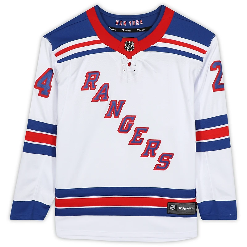 Kaapo Kakko New York Rangers Maillot échappée des fanatiques blancs autographiés