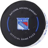 Kaapo Kakko Rondelle de but utilisée par les Rangers de New York contre les Penguins de Pittsburgh le 1er avril 2024