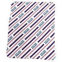 Logo Brands New York Rangers 50" x 60" Classic Vertical Stripe Fleece Throw Blanket