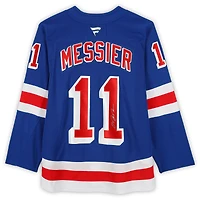 Mark Messier New York Rangers Autographed Blue Fanatics Premium Jersey 